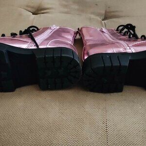 Madden NYC Pink Shine Boot Shoes Size 2
